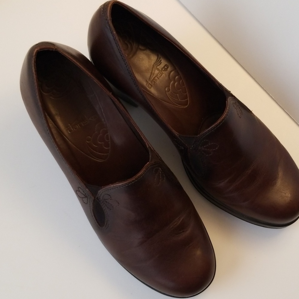 Dansko heeled clogs